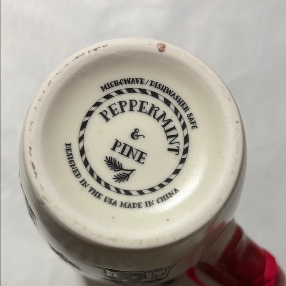 Hand-Painted Holiday Mug with Red Handle - Picture 7 of 9